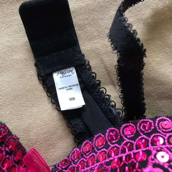 Sparkle fuchsia bra - Picture 2 of 2